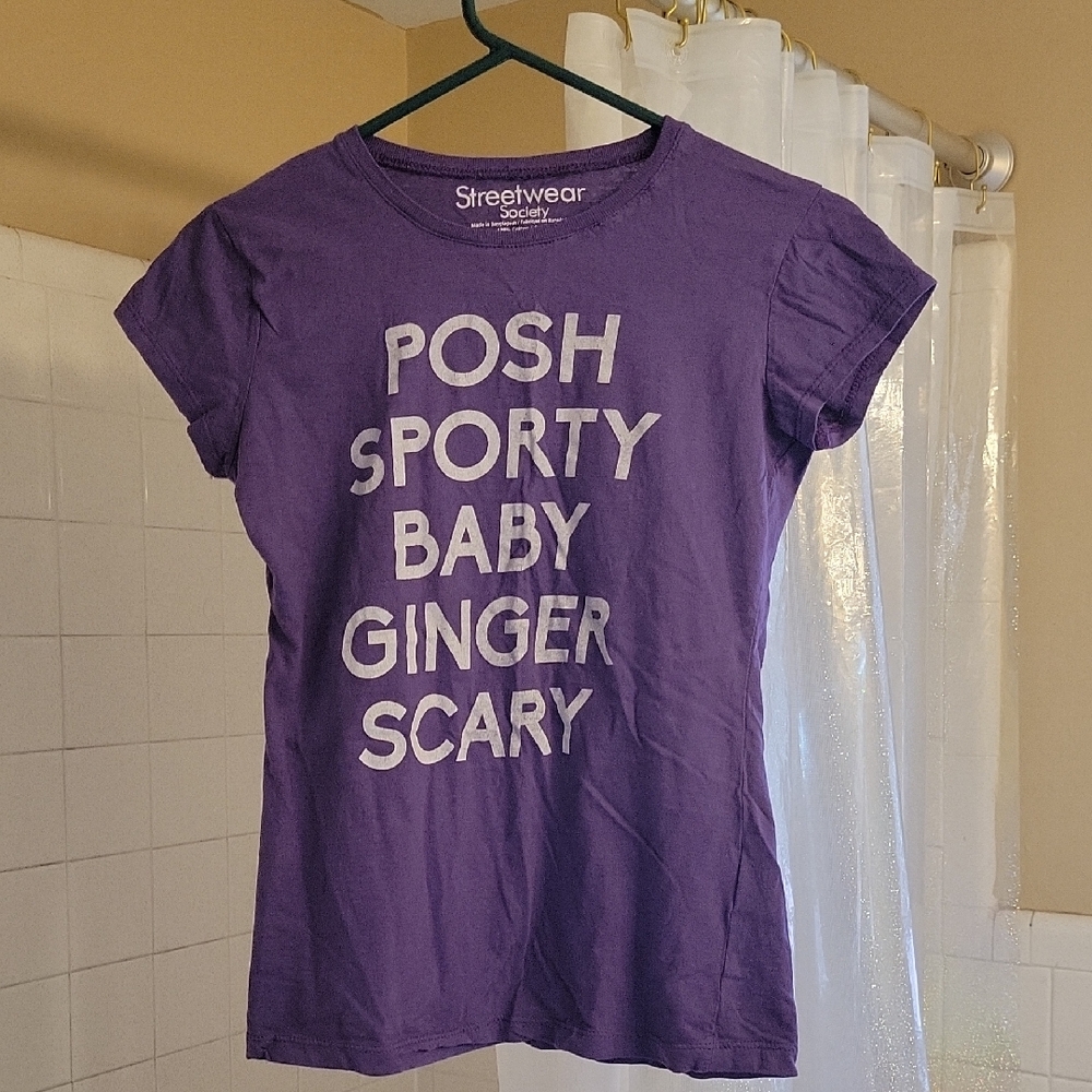 Spice Girls Purple Graphic Kids Tee